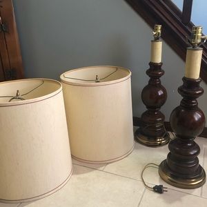 Set of lamps